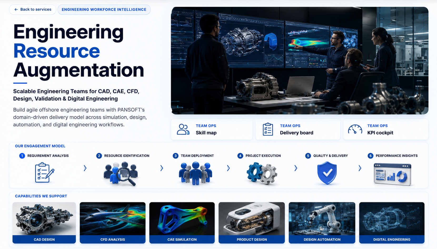 Offshore CAE Support Model for Global Engineering Teams